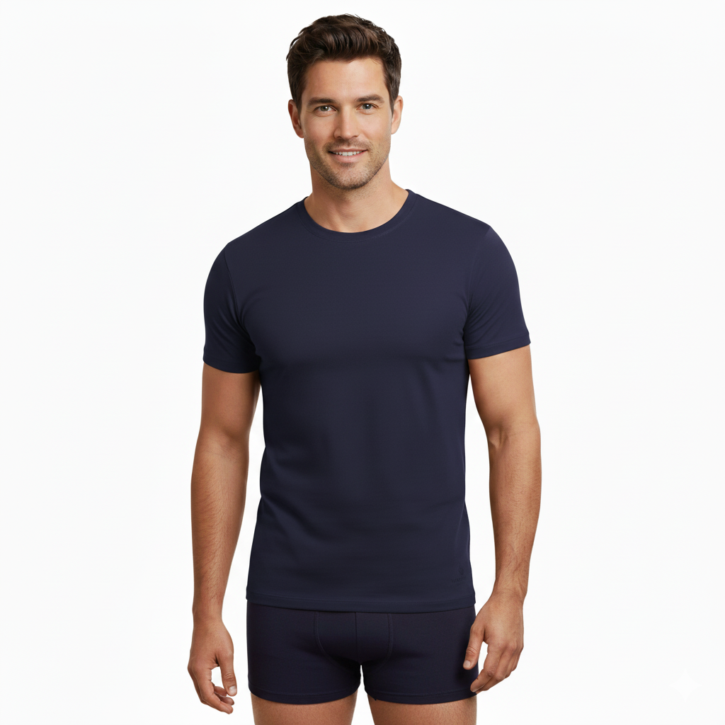 Men’s Bamboo Crew Neck Undershirts 3-Pack