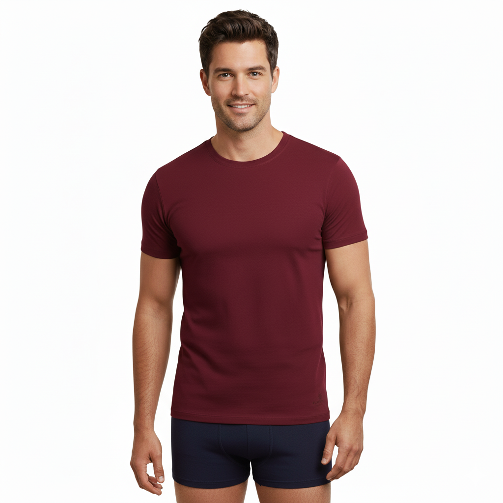 Men’s Bamboo Crew Neck Undershirts 3-Pack