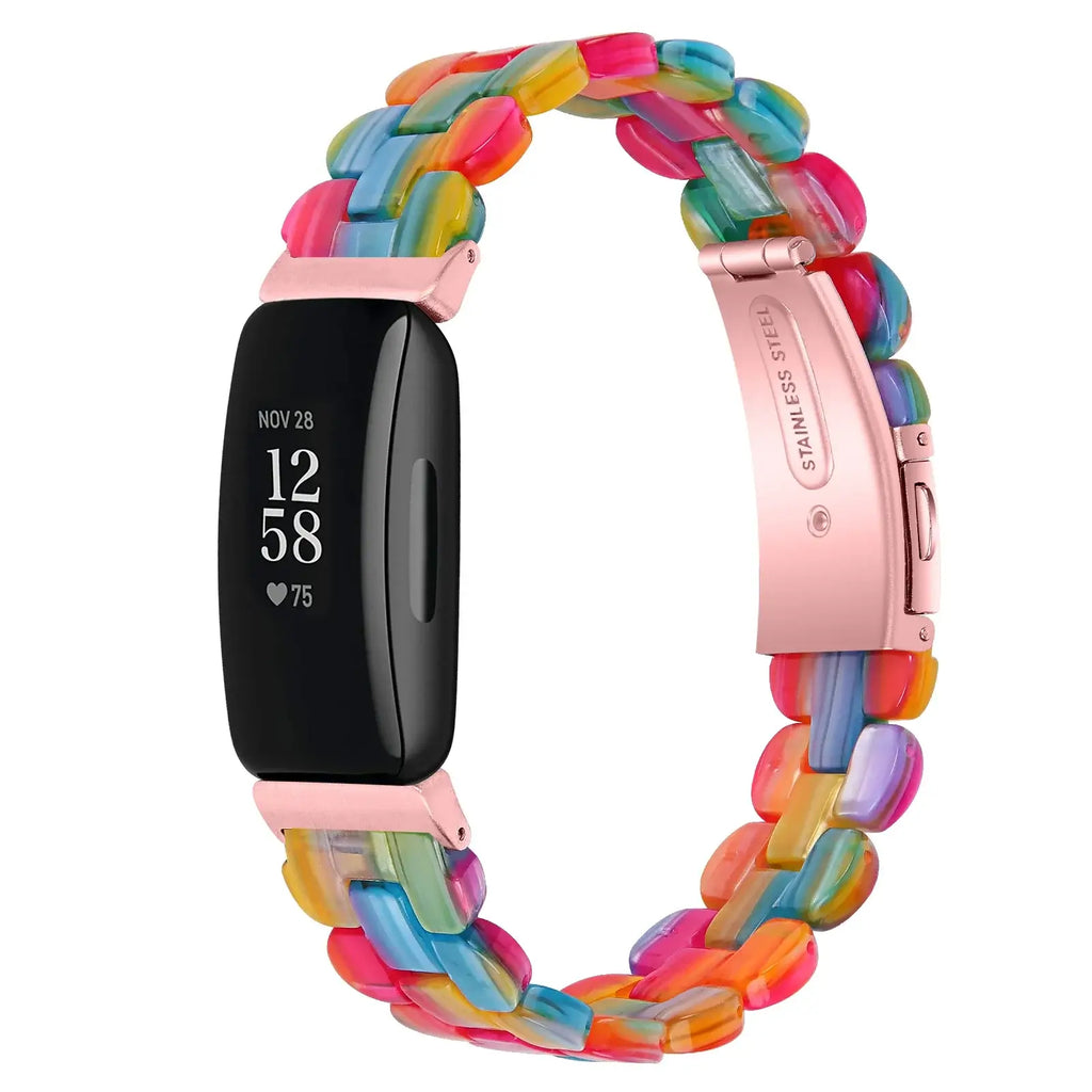 Fitbit Inspire 3, 2, 1, HR Resin Band - Durable, Lightweight