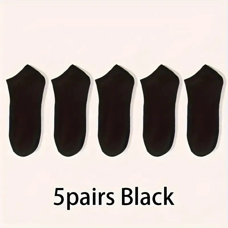 Ankle Socks 5 Pack Breathable Low Cut Unisex Socks