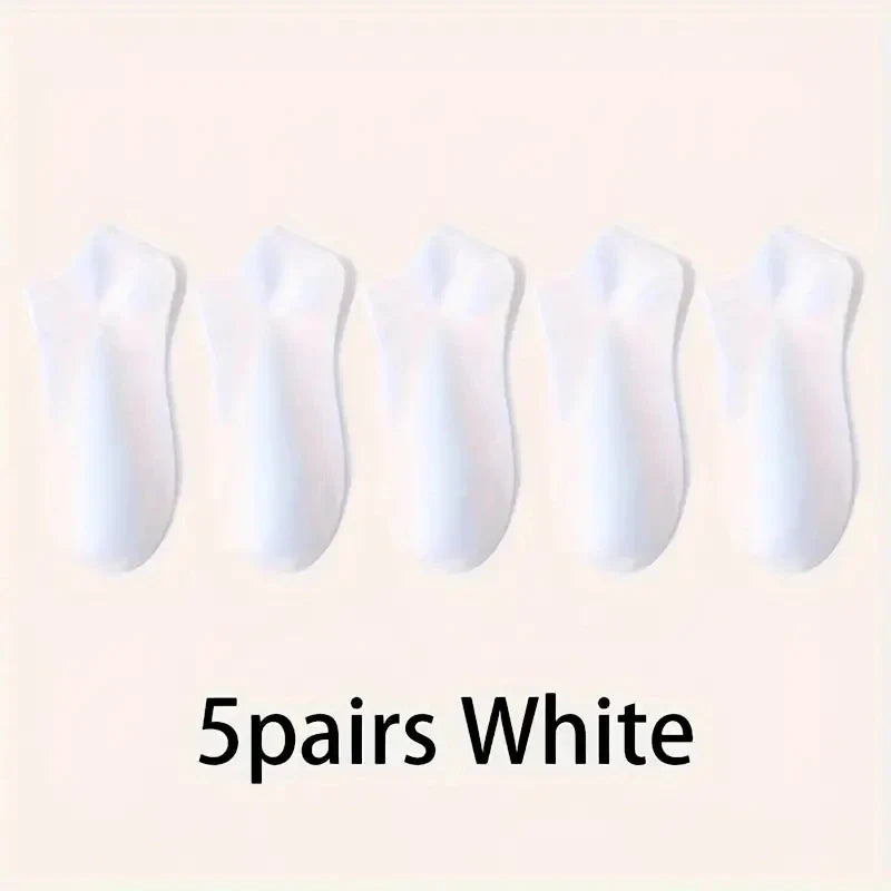 Ankle Socks 5 Pack Breathable Low Cut Unisex Socks
