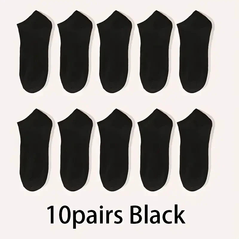 Ankle Socks 5 Pack Breathable Low Cut Unisex Socks
