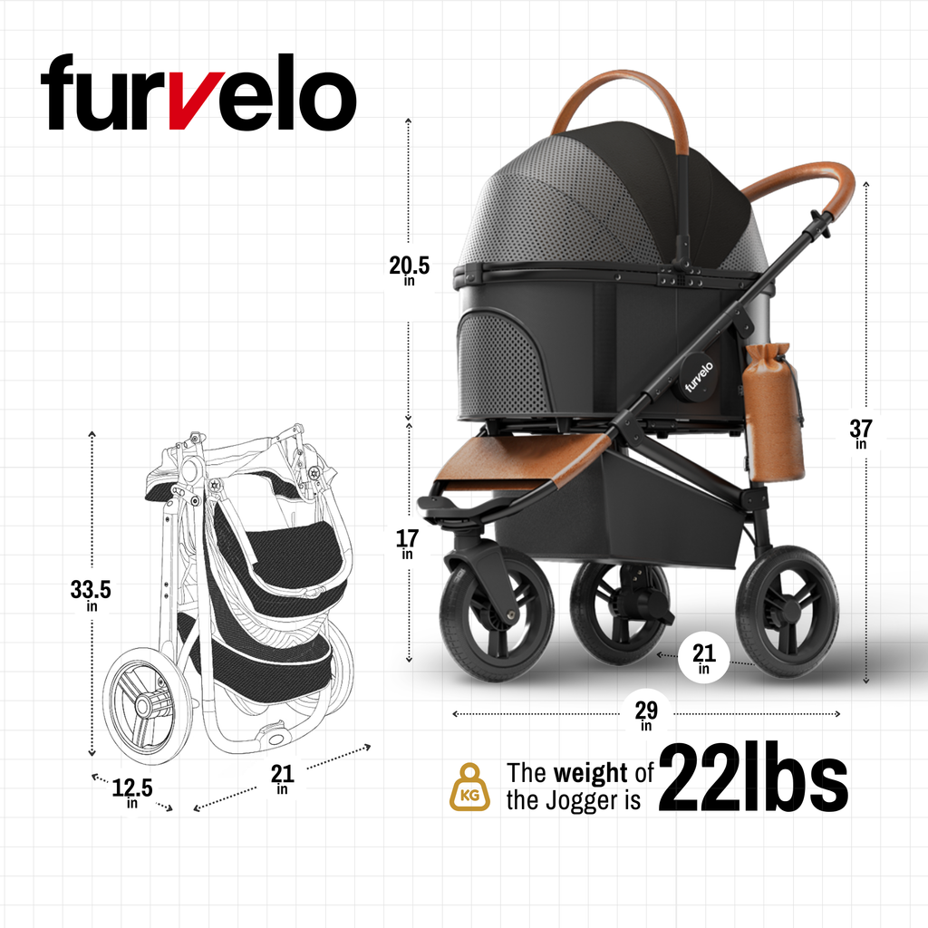 Furvelo Jogger Pet Stroller