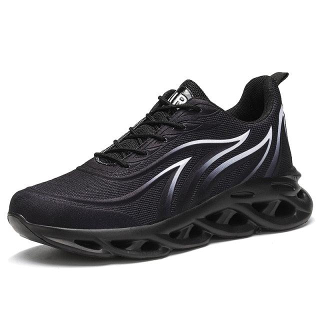 Men's Flame Print Lightweight Running Shoes