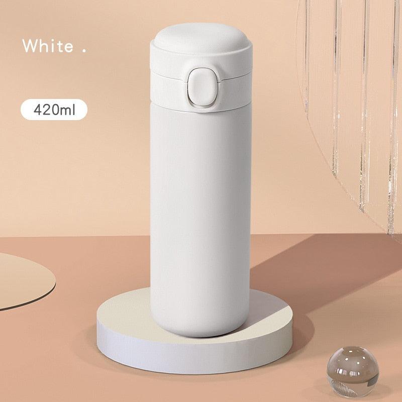 Smart Thermos Mug Mini Stainless Steel Thermos Cup Portable Leak Proof Water Cup with Filter Water Vacuum Tea Coffee Bottle Cup Smart Water bottle Stainless Steel Travel Mug Thermoses Cup Flask